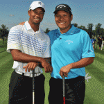 Tiger Woods and Notah Begay