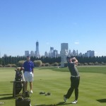 Rory McIlroy in New York City playing at Liberty National