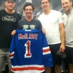 Rory McIlroy New York City with the New York Rangers NHL