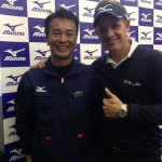 Luke Donald visits Mizuno Japan