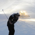 Martin Kaymer BMW mountain snow golf