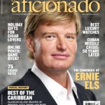 Ernie Els on the cover of Cigar Aficionado