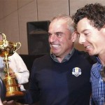 Paul McGinley Rory McIlroy Ryder Cup 2014 Gleneagles Scotland