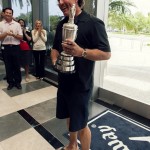 Phil Mickelson visits the Callaway Golf HQ after his win at The Open Championship and shares the Claret Jug