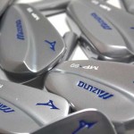 Mizuno Golf clubs with custom paint stamping