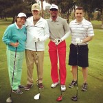 Chris Paul and Bill Clinton plays golf