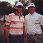 Deron Williams plays golf with Bubba Watson