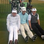 Keegan Bardley, Dustin Johnson, Brandt Snedeker Dufnering