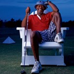 Samuel L. Jackson playing golf