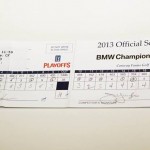 Jim Furtyk shoots a 59 at the BMW Championship at Conway Farms Golf Club; this is his scorecard!