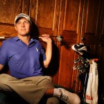 Jordan Spieth in the golf locker room