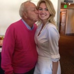 Arnold Palmer and Kate Upton