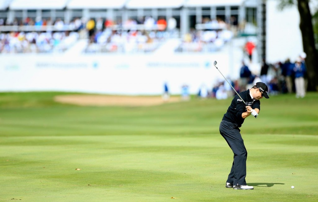 Zach Johnson at the BMW Championship at Conway Farms Golf Club