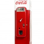 A 1956 Vendo 44 machine for Coca-Cola