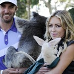 Dustin Johnson and Paulina Gretzky in AUustralia