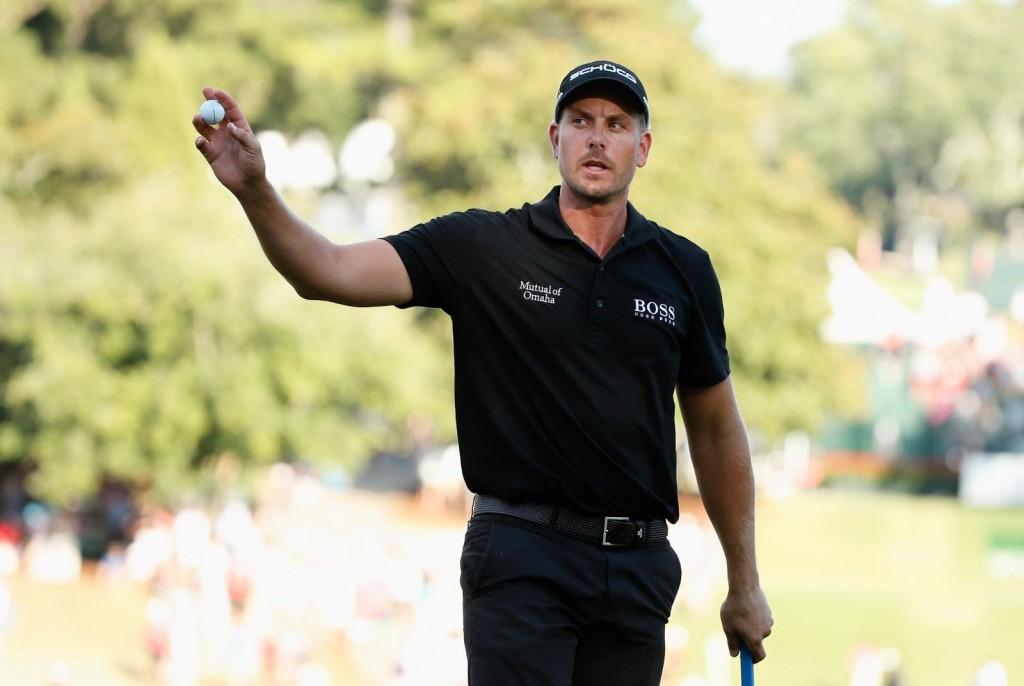 Henrik Stenson at the 2013 TOUR Championship at East Lake Golf Club in Atlanta, Georgia for the FedEx Cup