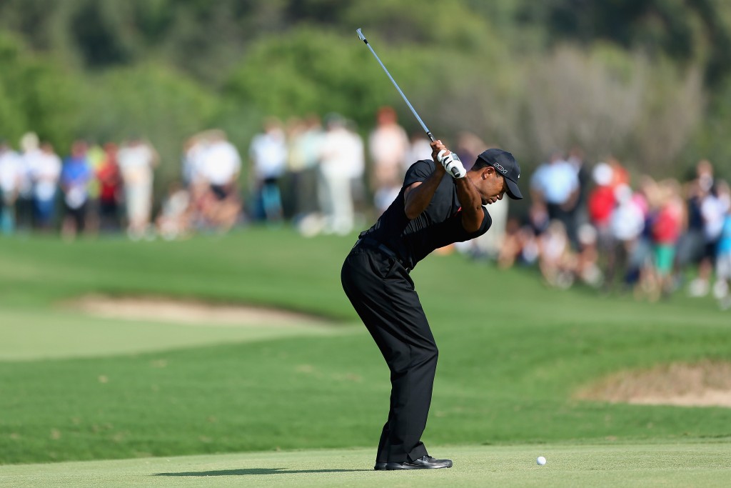 Tiger Woods at the Turkish Airlines World Golf Final