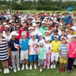 Tiger Woods and Rory McIlroy at Mission Hills Haikou