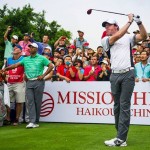 Tiger Woods and Rory McIlroy at Mission Hills Haikou