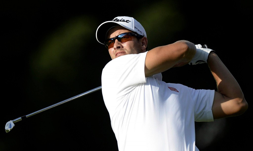 Adam Scott at the Australian Masters