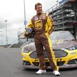 Lee Westwood and Carl Edwards NASCAR UPS