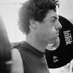 Rory McIlroy in the gym