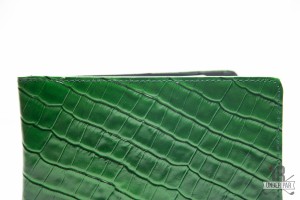 Ace Of Clubs Golf Co. - Augusta green alligator leather yardage book