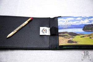 Ace Of Clubs Golf Co. - Augusta green alligator leather yardage book