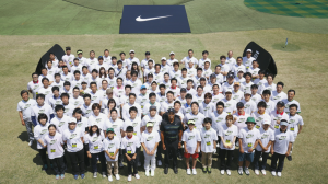 Tiger Woods with Nike Golf in Japan