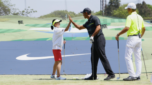 Tiger Woods with Nike Golf in Japan