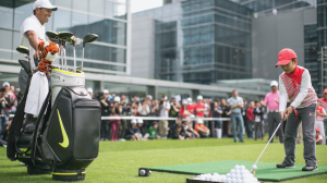 Tiger Woods in Shanghai, China 2015